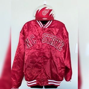 Vintage NC State Wolfpack Satin Unisex Jacket